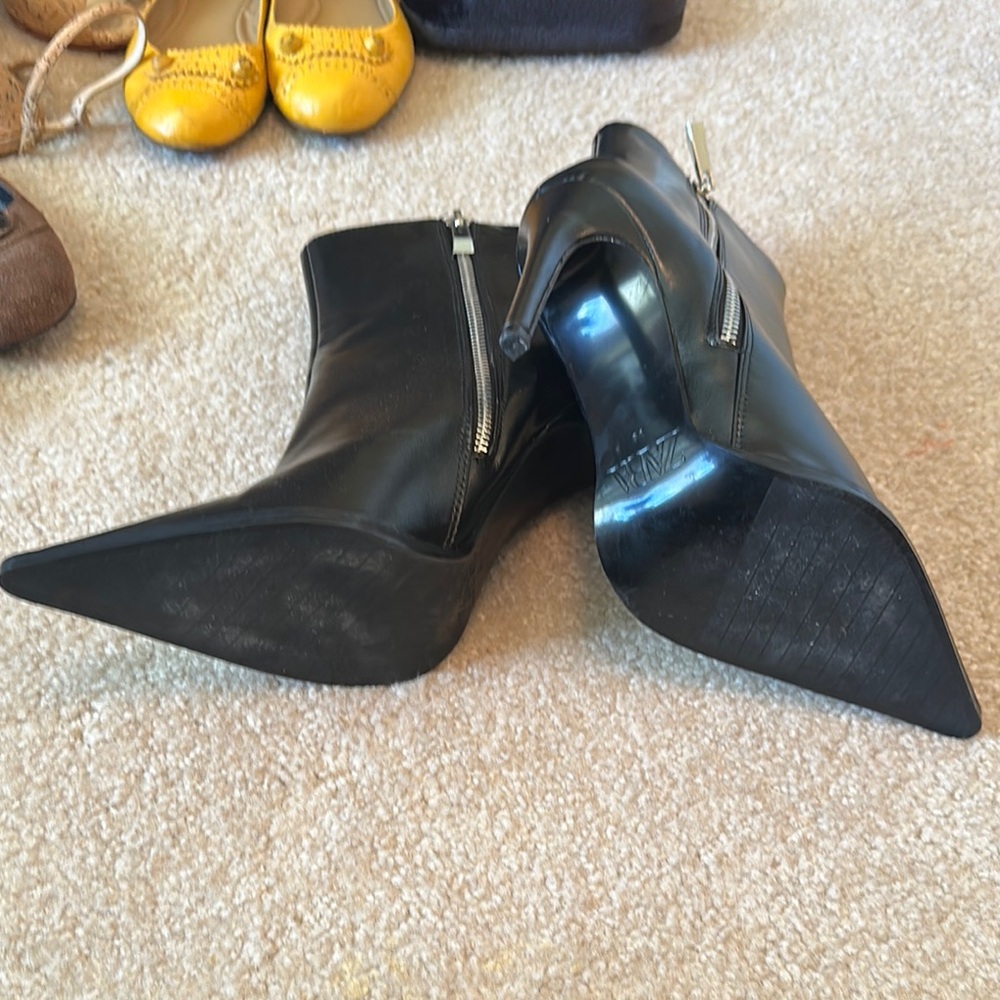 Zara Black Ankle Boots with diamonds - Picture 3 of 3